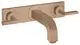 AXOR-HG-AXOR-Citterio-3-Loch-Waschtischarmatur-Unterputz-fuer-Wandmontage-mit-Auslauf-226-mm-Hebelgriffen-und-Platte-Brushed-Red-Gold-39148310 gallery number 1